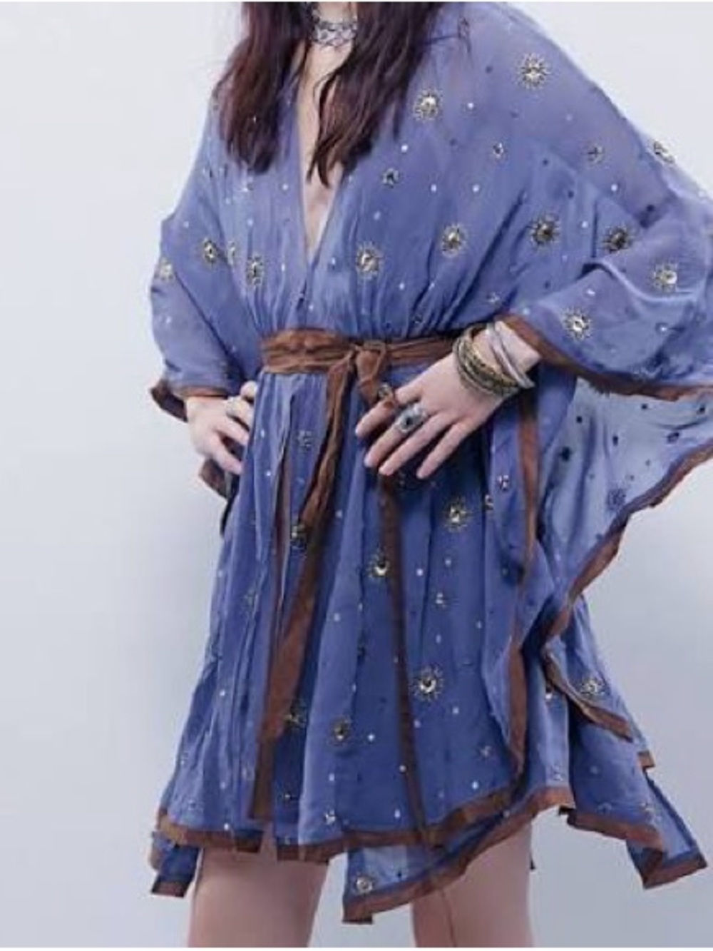 ISO Free People celestial mini dress - Picture 2 of 3